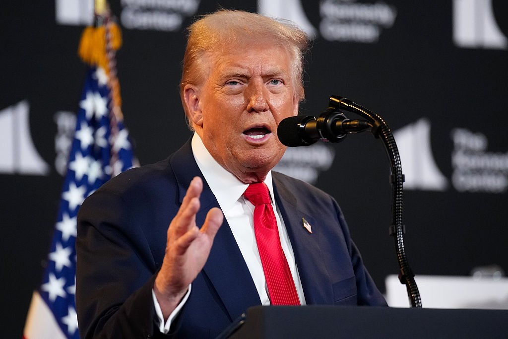 President Trump Makes An Announcement At The Kennedy Center