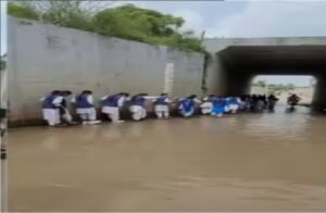 meerut-panchi-railway-underpass-waterlogging-arun-govil